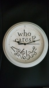 clock with fallen numbers