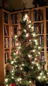 This was our barely dressed Christmas tree (photo by Teresa TL Bruce).